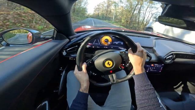 Ferrari 12 Cilindri POV Test Drive смотреть онлайн