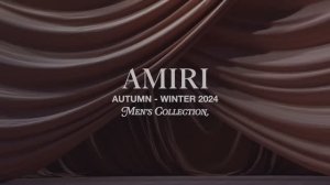 Показ мужской коллекции Amiri осень-зима 2024-2025