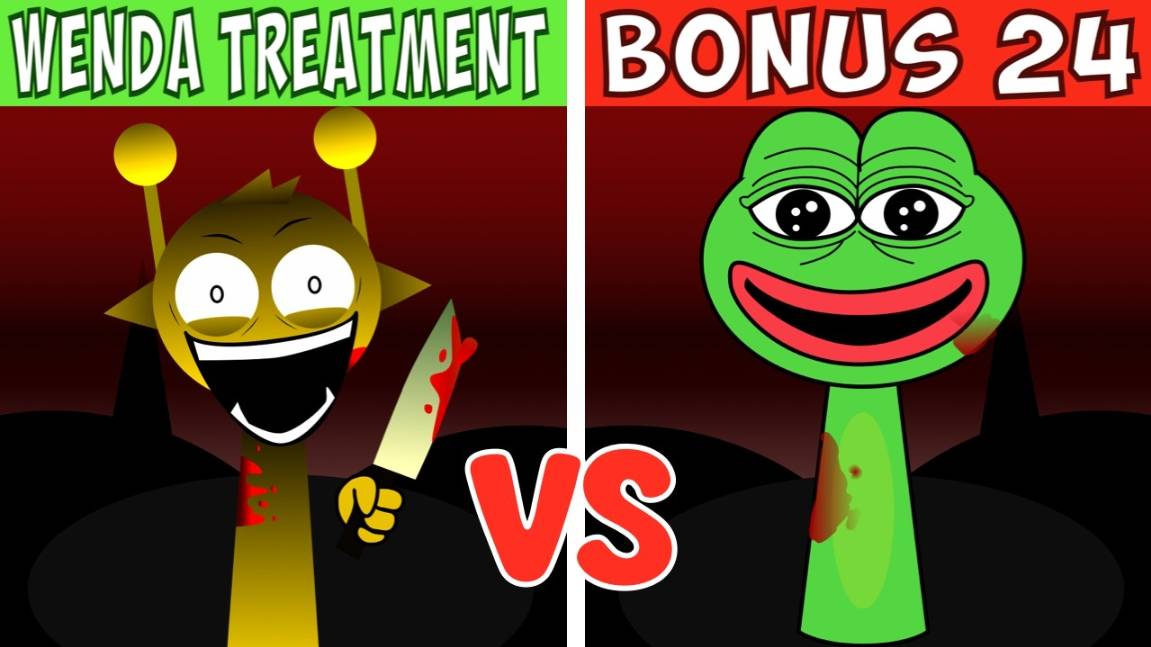 Incredibox Sprunki ｜ Wenda Treatment VS BONUS 24 смотреть онлайн