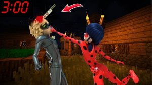 ЧТО СЛУЧИЛОСЬ С ЛЕДИ БАГ И СУПЕР КОТ В 3 ЧАСА НОЧИ В МАЙНКРАФТ ТРОЛЛИНГ MINECRAFT ХОРРОР MINECRAFT