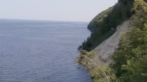 Юрьевские пещеры. Вид на Камское море