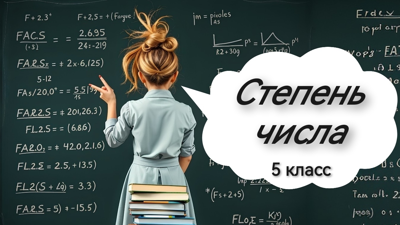 Степень числа. 5 класс смотреть онлайн