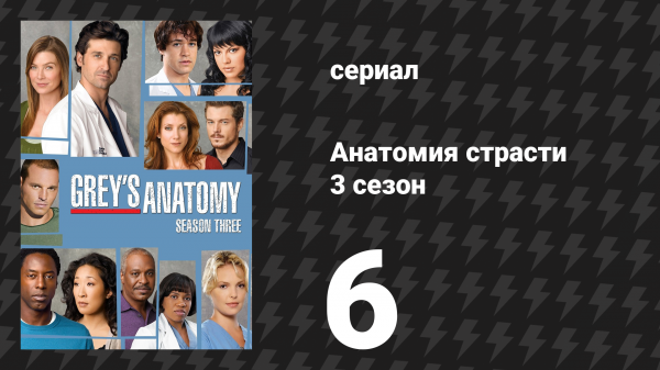 Анатомия страсти 3 сезон 6 серия «Доверься ангелам» (сериал, 2006)
