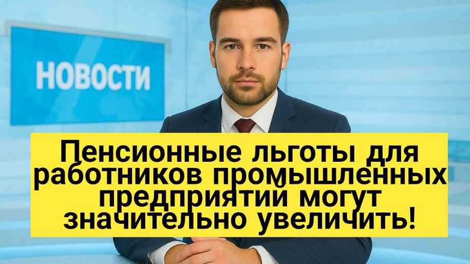 Пенсионные льготы для работников промышленных предприятий смотреть онлайн