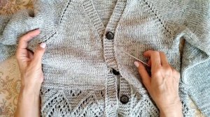 💥Кофточка спицами для девочки,реглан сверху//как связать//краткий обзор