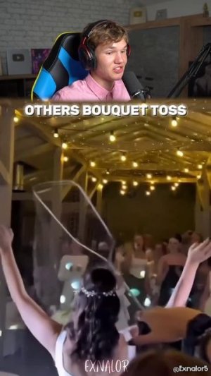 Другие Ловят Свадебный Букет Против Последнего! 💐😱 #shorts #шортс #интересно #фонк #эдит #прикол