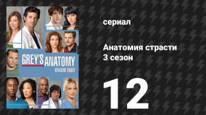 Анатомия страсти 3 сезон 12 серия «Шесть дней (Часть 2)» (сериал, 2006)
