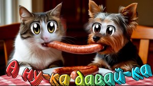 А ну-ка давай-ка. Еда , еда иди ко мне сюда! Веселая песенка героев канала