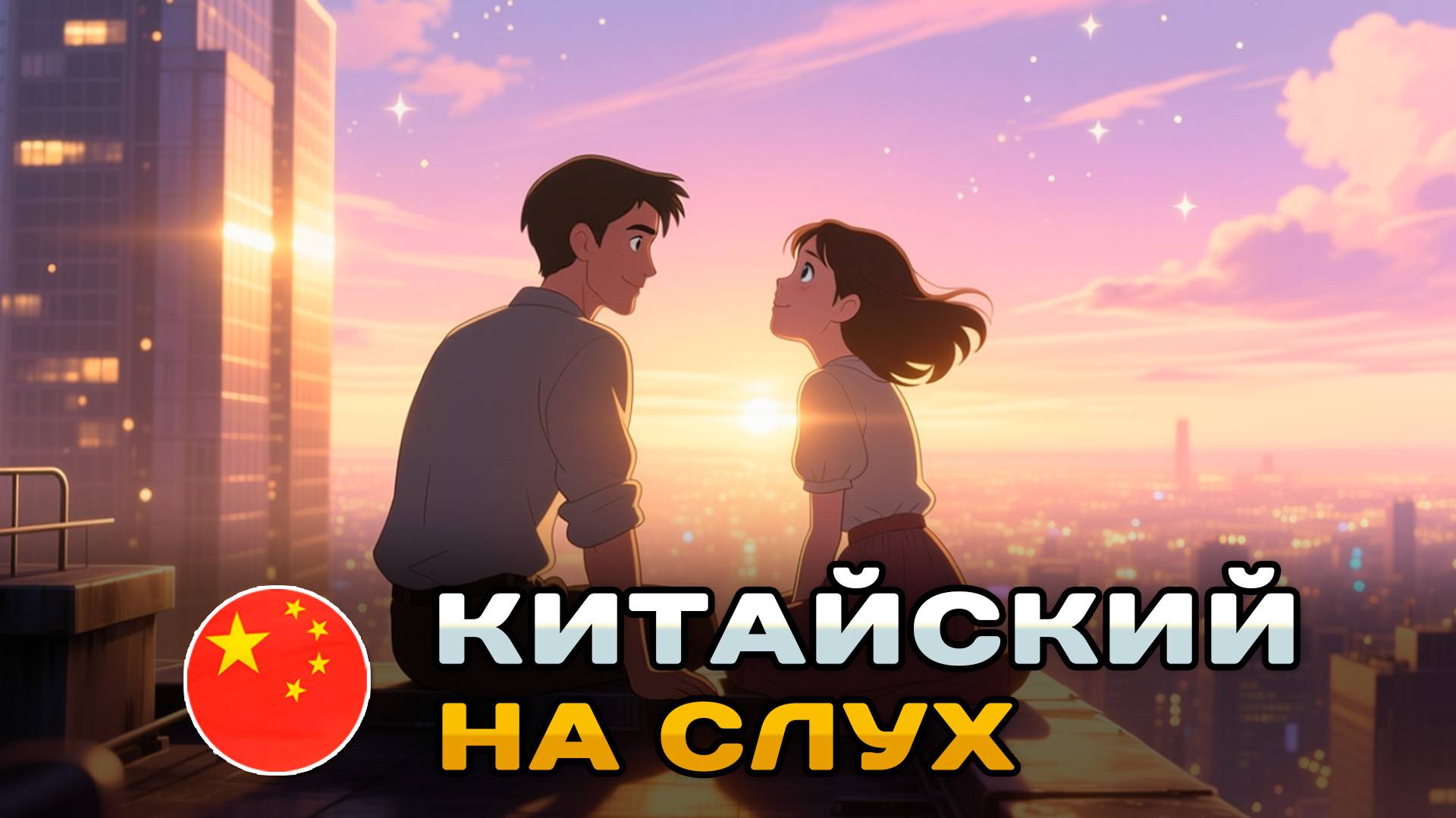 Простой рассказ на Китайском (HSK3): Парень и девушка-робот | Китайский на слух для начинающих 🎧 смотреть онлайн