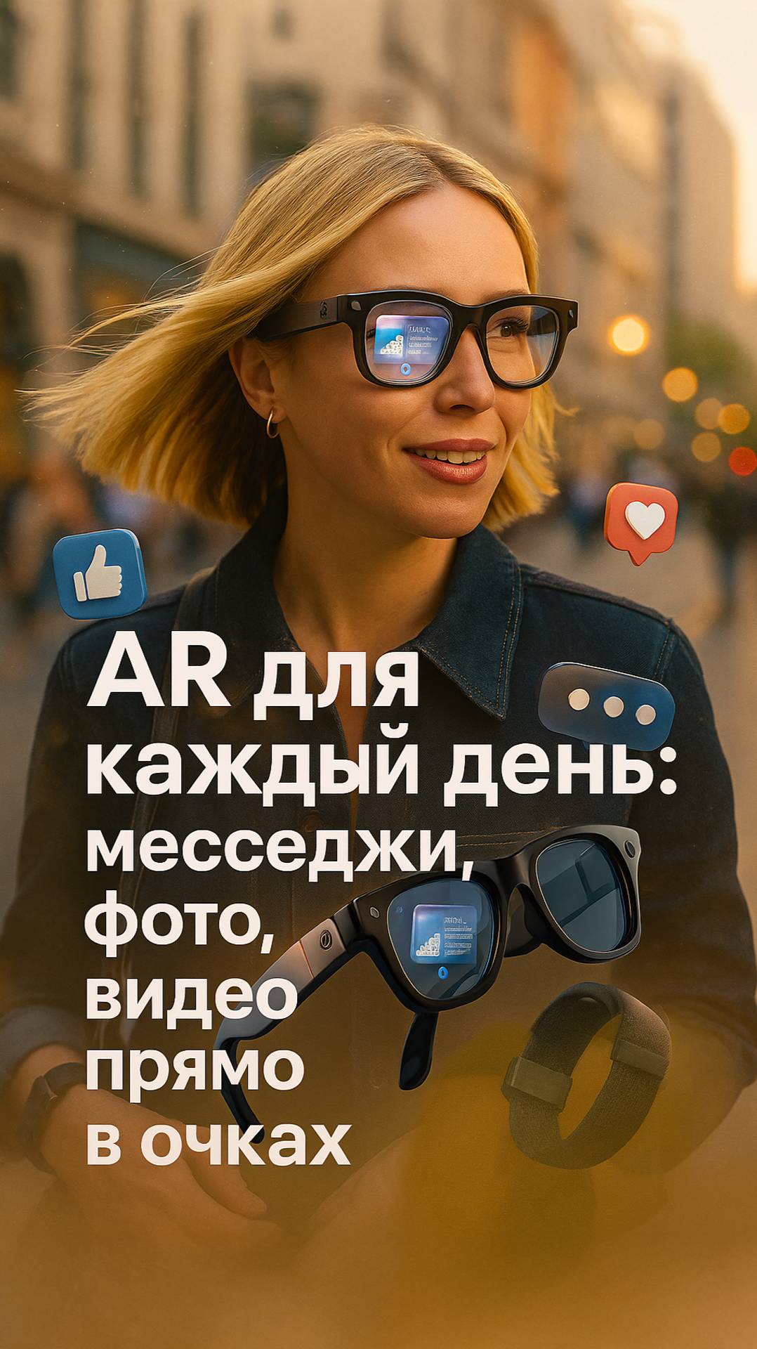 Новое поколение умных очков: дисплей, Neural Band и цены в США смотреть онлайн