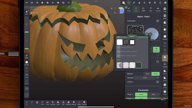 27 - Patsy the Pumpkin Start Painting Detail смотреть онлайн