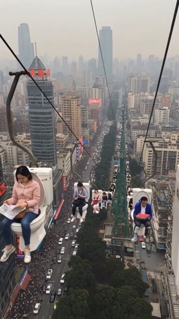 Где такой город с унитазами?