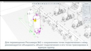 Команда «Сгруппировать» для объектов  модели