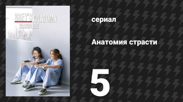 Анатомия страсти 1 сезон 5 серия «Встряхнись!» (сериал, 2005)