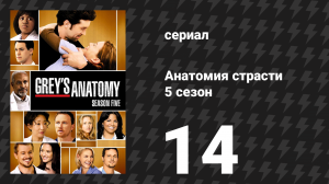 Анатомия страсти 5 сезон 14 серия «Когда разрывается сердце» (сериал, 2008)