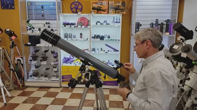 Телескоп Levenhuk Blitz 80 PLUS | Четыре глаза – сборка телескопа смотреть онлайн