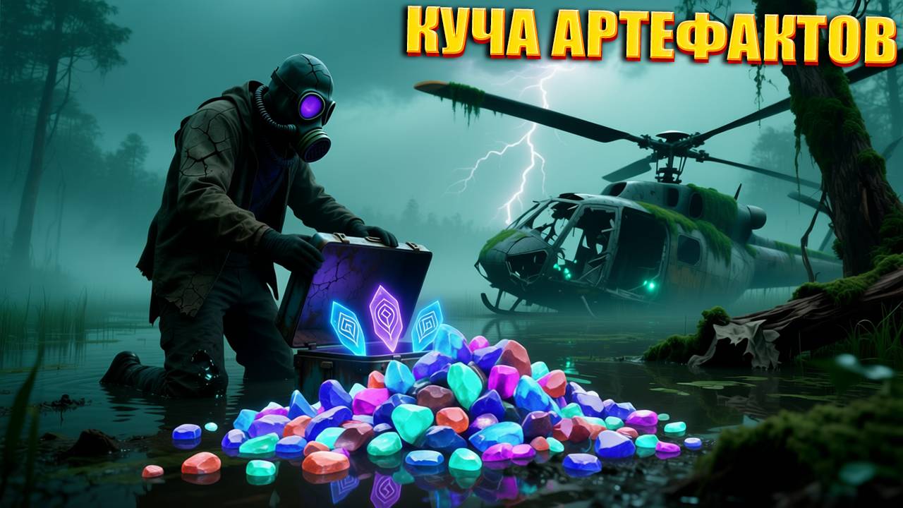 КУЧА АРТЕФАКТОВ | СТАЛКЕР ПОИСК | СЕРИЯ 7