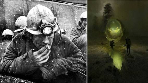 Металическую сферу вмурованную в стену обнаружили шахтеры СССР. смотреть онлайн