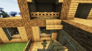 Как Построить Стартовый Дом 3 Этажа в Майнкрафте?