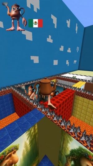 Italian Brainrot vs Squid Game Lava Jump CHALLENGE #minecraft #shorts #gmod