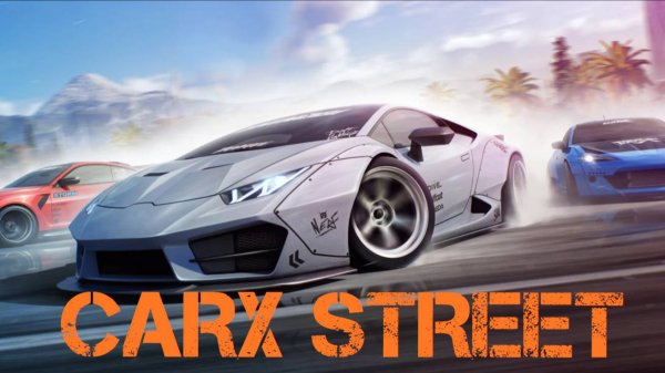 Маскл - кар в ночном городе. Доставка в CarX Street