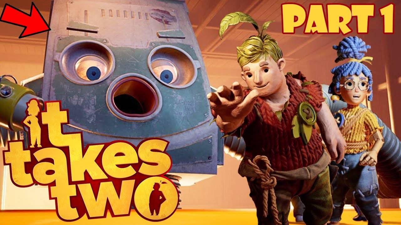 It Takes Two на PS5 - Лучшая Игра для Двоих! | Кооперативное Прохождение (Часть 1) смотреть онлайн