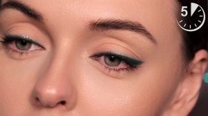 Изумрудная МЕЖРЕСНИЧКА – идеальный повседневный макияж за 5 минут!