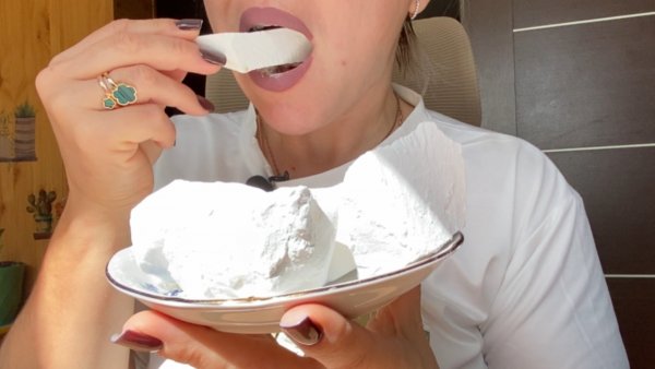 Новинка! Мел Люсьен. Асмр хруст . Мокрый мел и сухой.