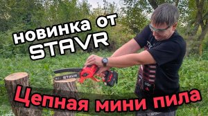 Новинка  аккумуляторная цепная пила Ставр 18V , Stavr SCS 18BL-20  На Макитавских лыжах