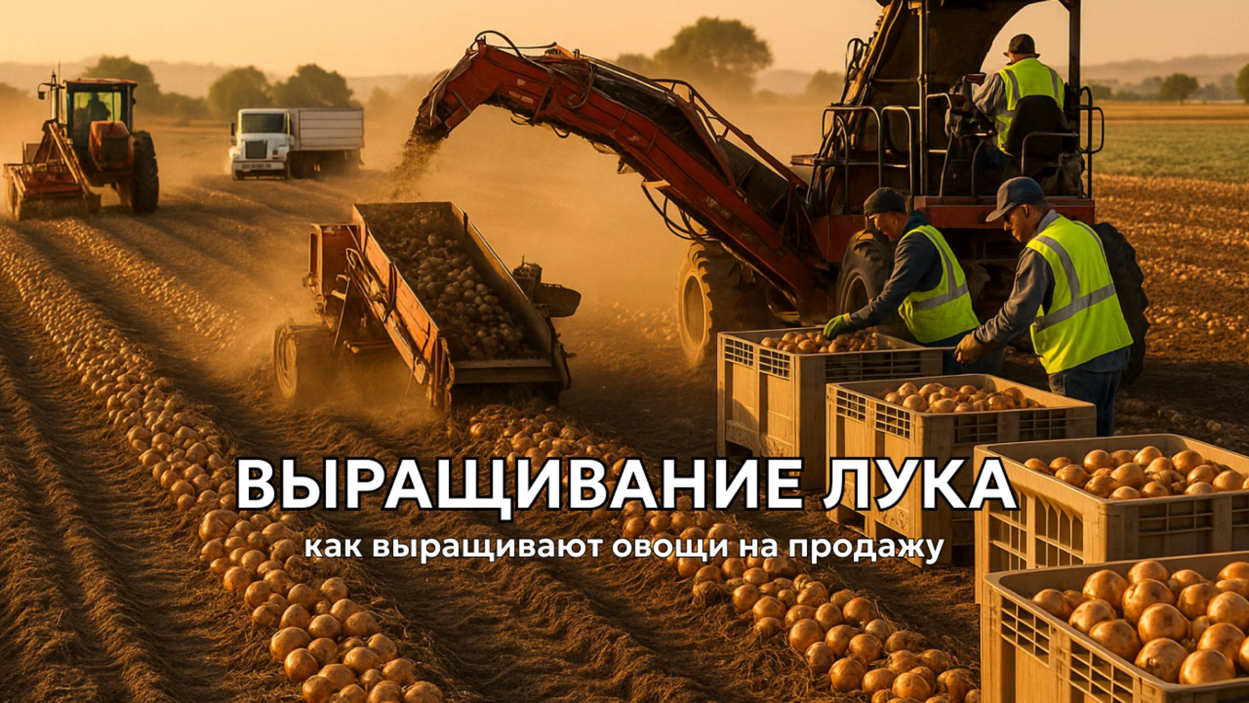 Как американские фермеры собирают 8,9 миллиардов фунтов лука 🧅 смотреть онлайн