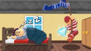 Крадём вещи у страшной бабульки| Roblox