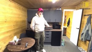 Отзыв на утепленный хозблок 3,5х8,0м с дровником в Истре