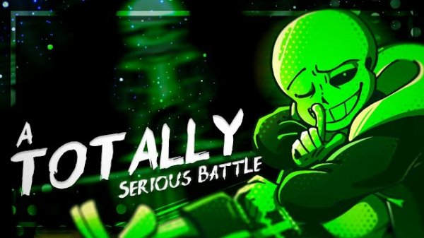 A totally serious battle [Green Sans]
