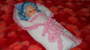 Конверт для новорождённого малыша на выписку из роддома