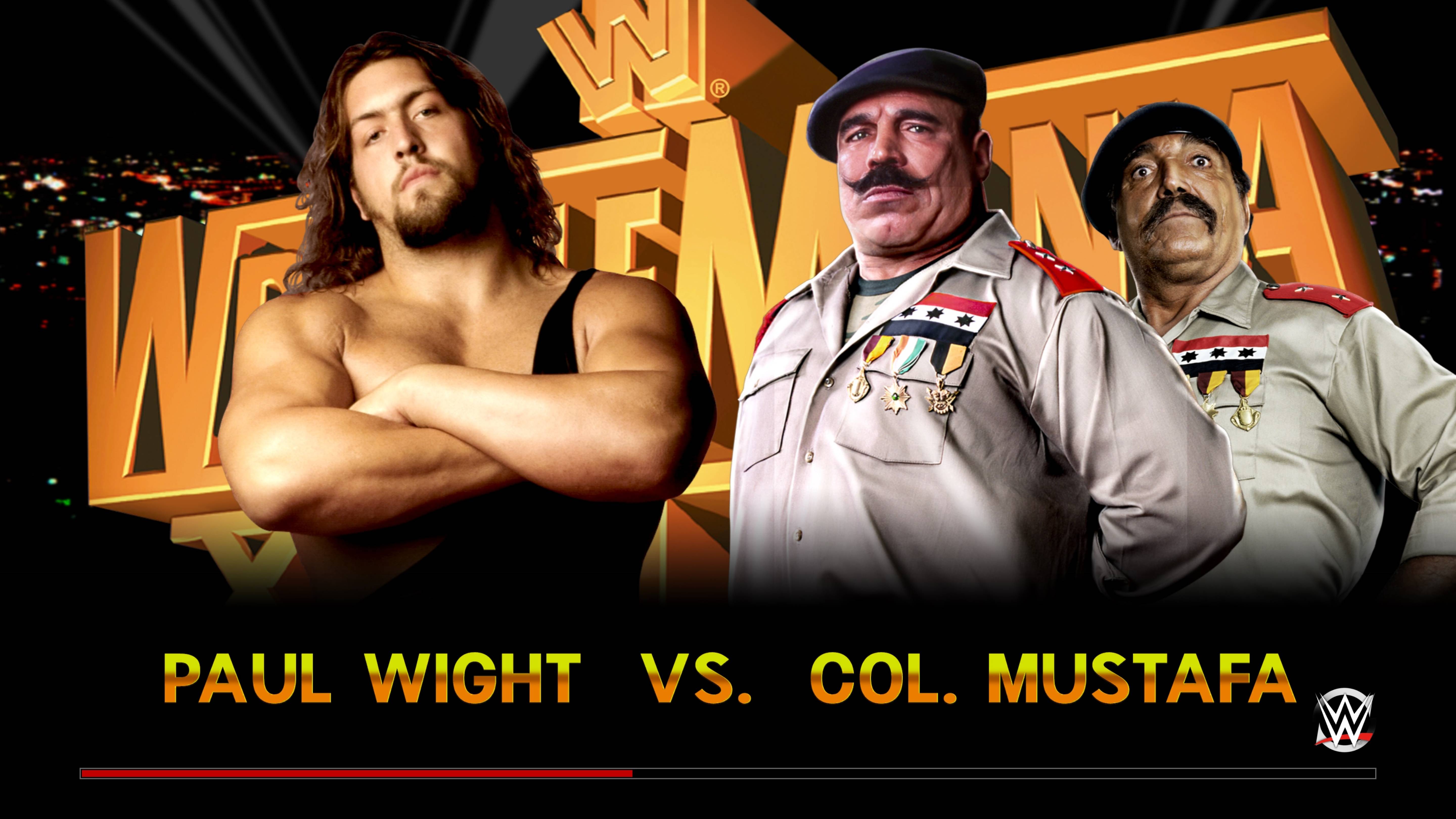 WWE 2k16 Чемпионат Legend первый этап Paul Wight - Col.Mustafa