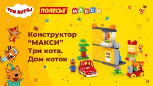 Конструктор «Макси» - Три кота. Дом котов