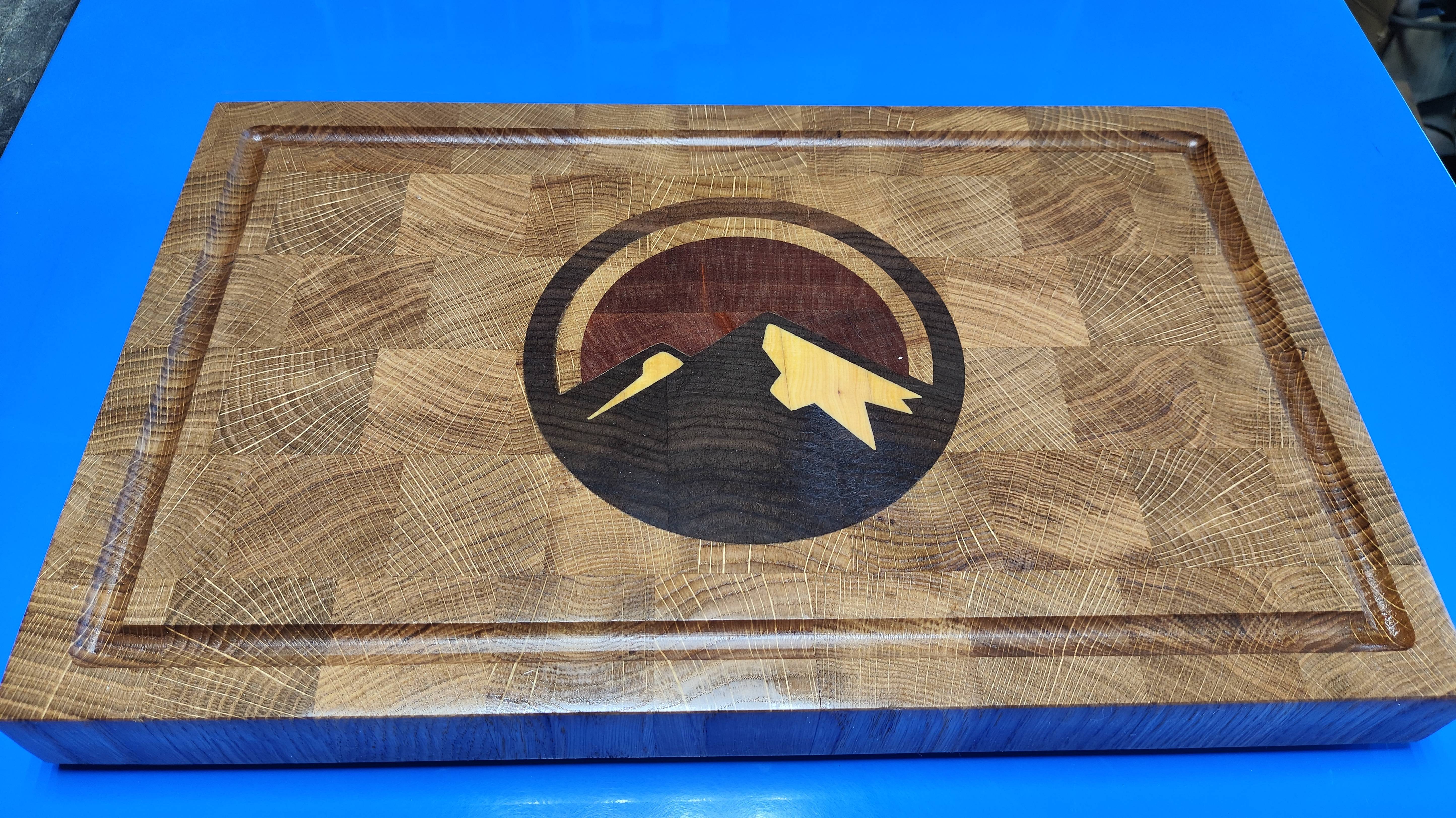 Торцевая доска из 4х видов дерева смотреть онлайн