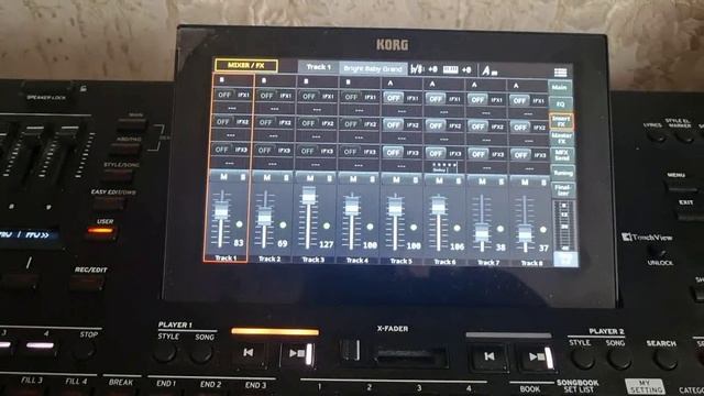 Багги прошивки 1.4.1 KORG PA5x.   Битва с  инсертами!!!