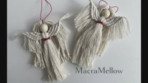 Мастер-класс Ангел макраме. Что сплести из остатков шпагата?