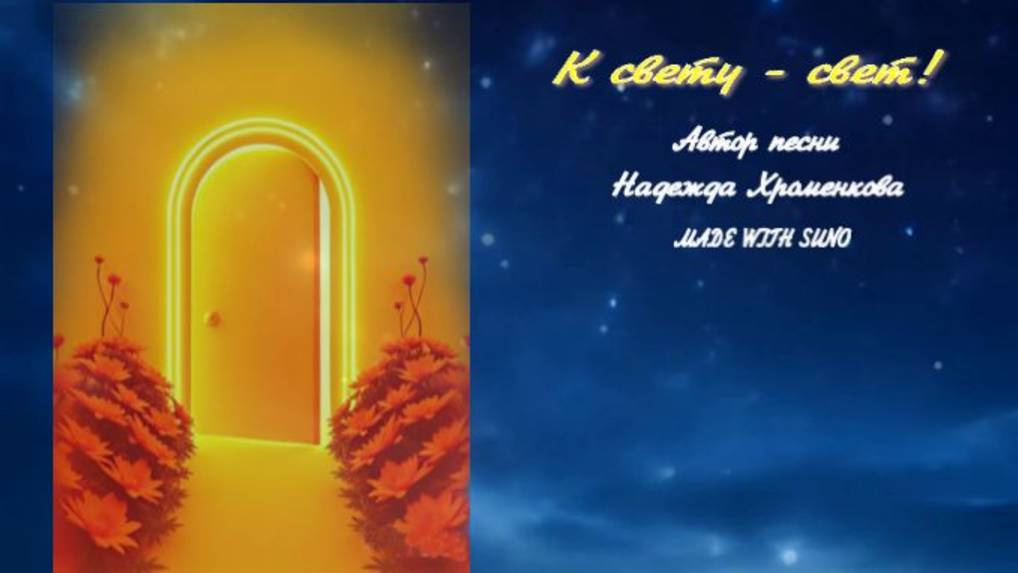 К свету – свет!