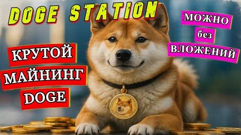 Doge Station_ Бесплатный прибыльный майнинг DOGE без вложений!
