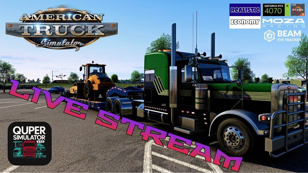 ATS | Катаемся по Америке / Сервер / Транспортная Компания Quper Simulator смотреть онлайн