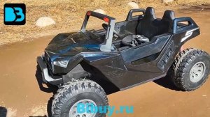 Багги A707AA LUX 4WD черный карбон, 16 км/ч, пульт ДУ