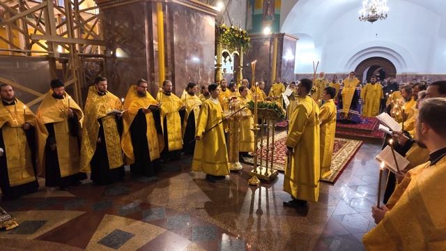 Всенощное бдение в канун дня памяти благоверных князей Феодора, Давида и Константина смотреть онлайн