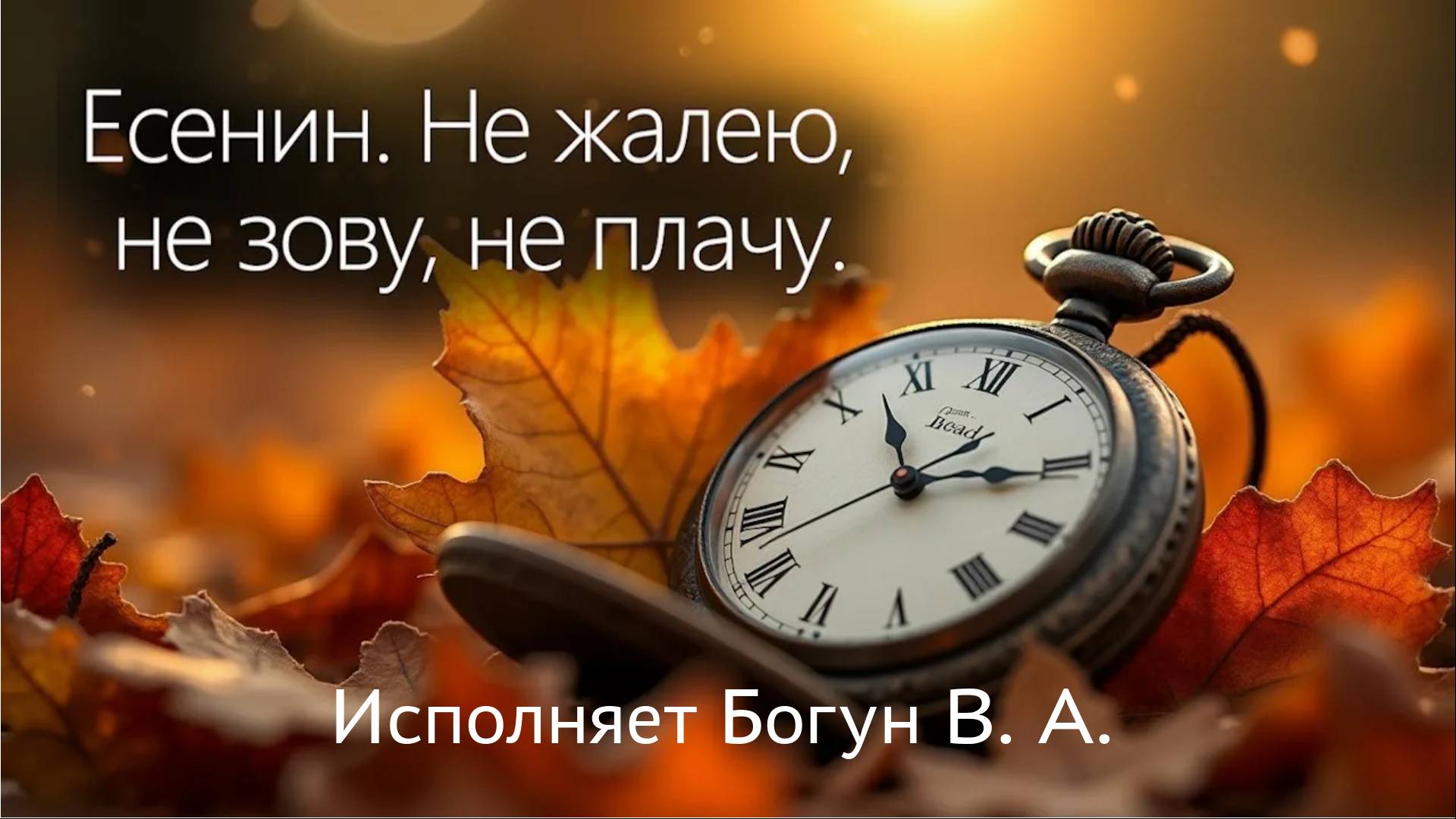 Не жалею, не зову, не плачу смотреть онлайн