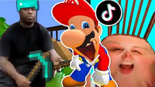 Mario Reacts To Funny Tik Toks