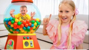 Оливер в автомате с жвачками Челлендж для детей