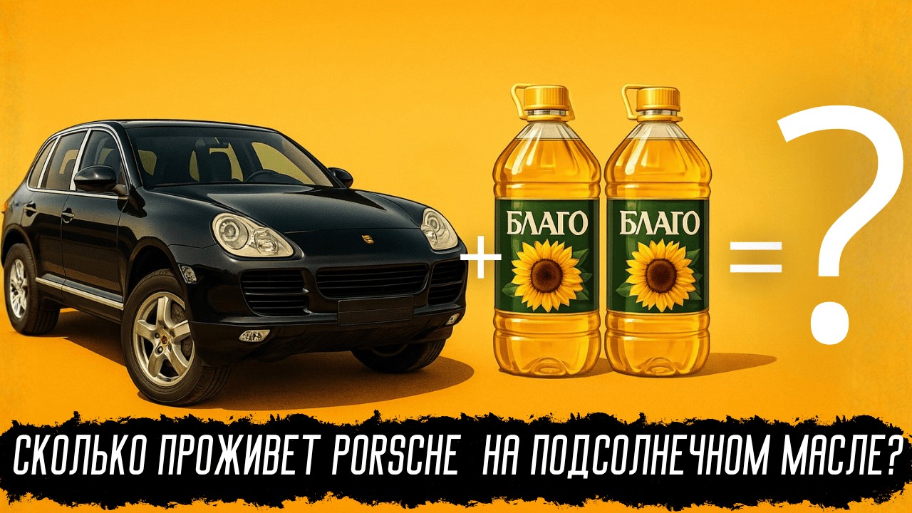 PORSCHE ВАЛИТ НА ПОДСОЛНЕЧНОМ МАСЛЕ ... ЭТО ПЗДЦ! смотреть онлайн