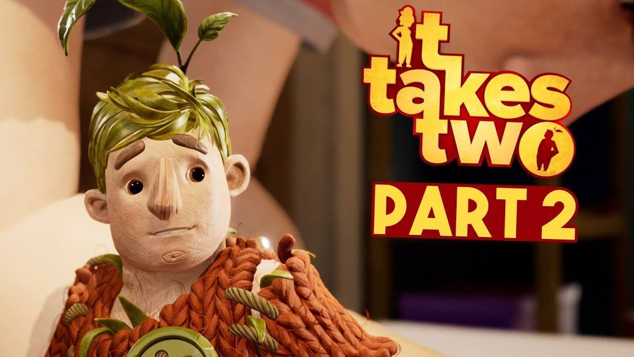 It Takes Two на PS5 - Война Белок и Ос! | Кооперативное Прохождение (Часть 2)