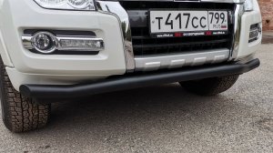 Паджеро 4: ставим лайт-бампер РИФ с площадкой лебёдки